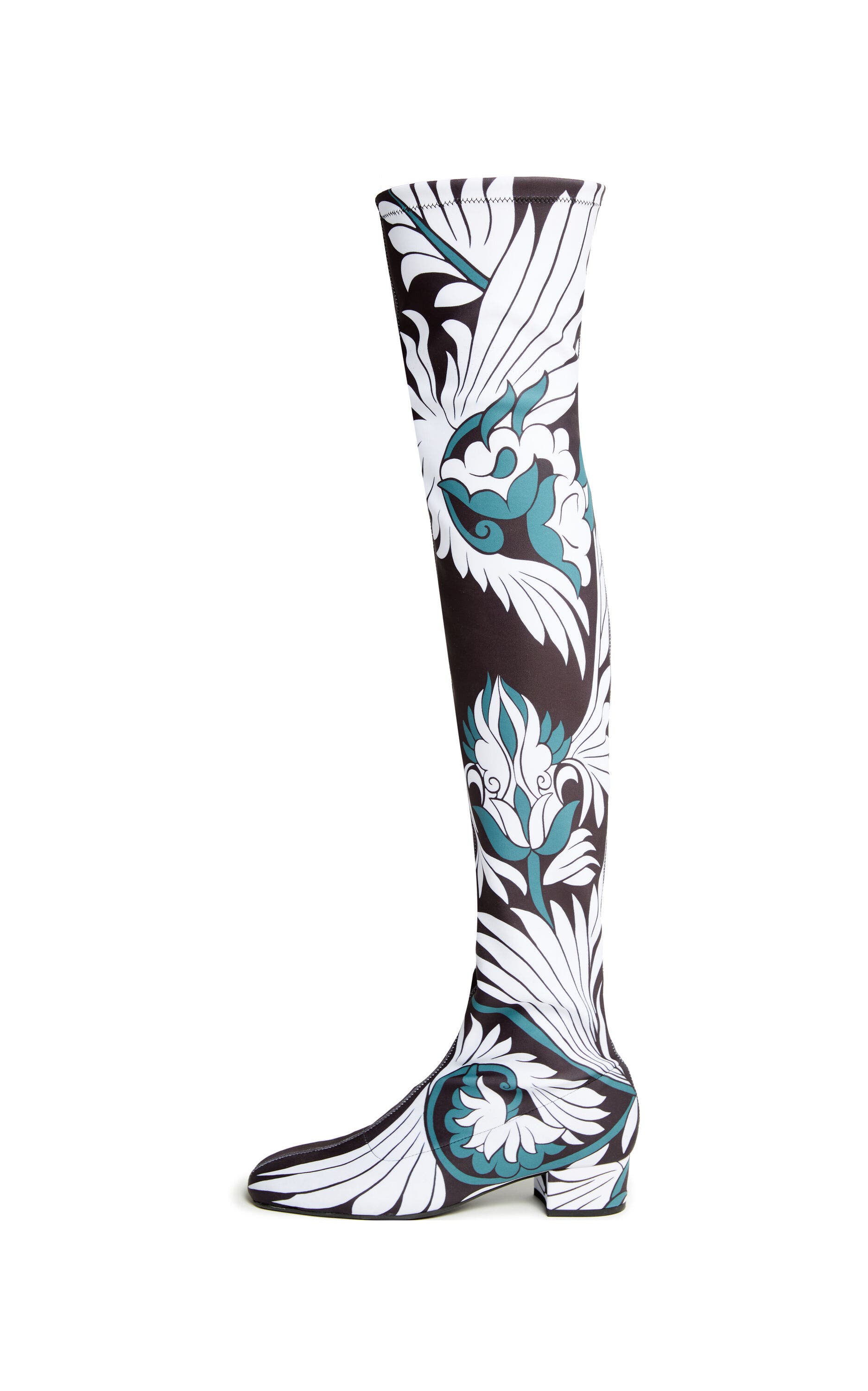 La DoubleJ Edie High Boots Mix Tiles Ottanio, Main, color, Mix Tiles Ottanio