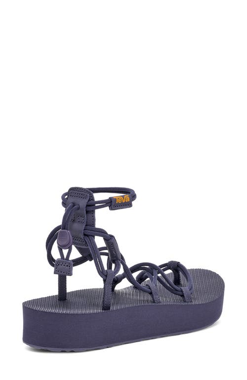 Shop Teva Midform Infinity Gladiator Sandal In Crown Blue