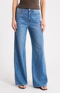 Veronica Beard Taylor High Waist Wide Leg Jeans