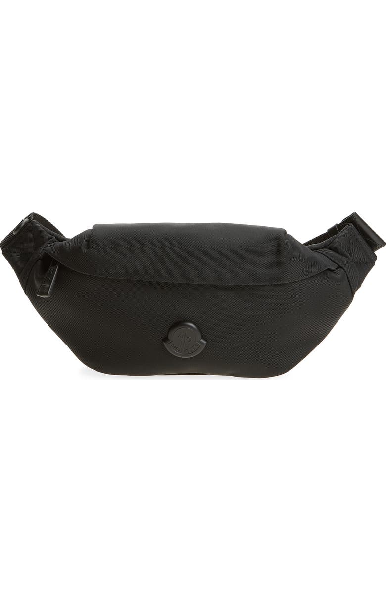 Moncler Small Durance Belt Bag, Main, color, Black