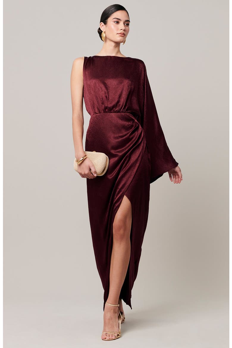 Harlow Maxi Dress, Alternate, color, Burgundy