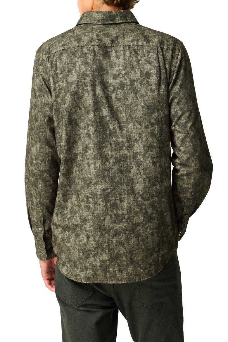 Campbell Valley Cotton Shirt, Alternate, color, MOSS