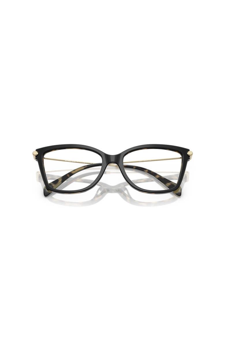 52mm Square optical glasses, Alternate, color, Black Tortoise