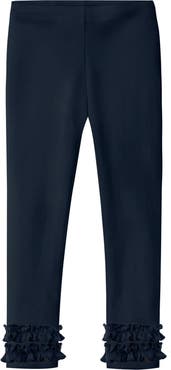CITY THREADS Girls Soft 100% Cotton Ruffle Leggings
