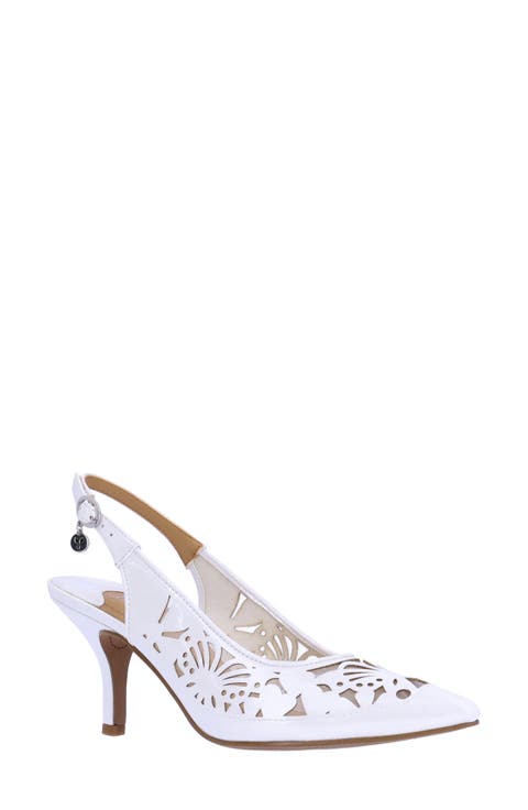 Vanani Slingback Pointed Cap Toe Pump (Women)