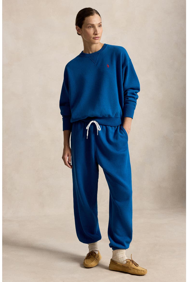 Cotton Blend Fleece Sweatpants, Alternate, color, GALAXY BLUE