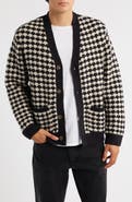 Wax London Walker Bubble Knit Wool Blend Cardigan