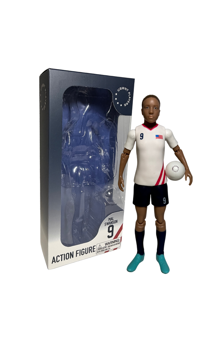 SOCKERS USWNT Mal Swanson 8" Collectible Soccer Action Figure, Main, color, White