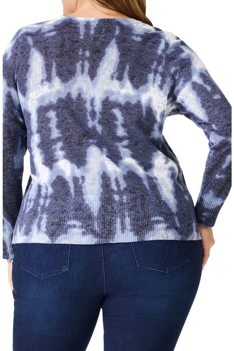 Supersoft Shibori Sweater, Alternate, color, BLUE MULTI