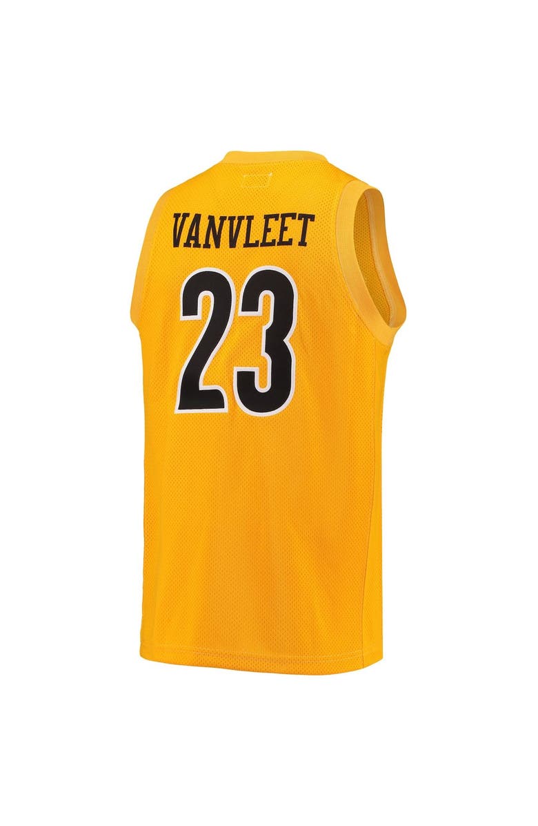 Retro Brand Men's Original Retro Brand Fred VanVleet Gold Wichita State Shockers Commemorative Classic Basketball Jersey, Alternate, color, 