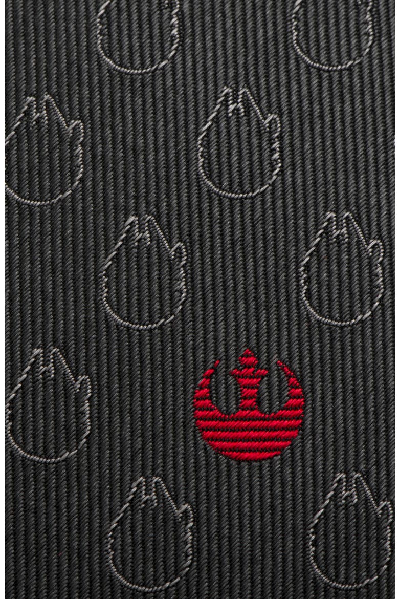 Cufflinks, Ic. Star Wars™ - Rebel Force Silk Tie, Alternate, color, GREY
