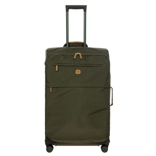 Bric's Olive X-travel Four-wheel Recycled-polyamide Cabin Suitcase 55cm In Green