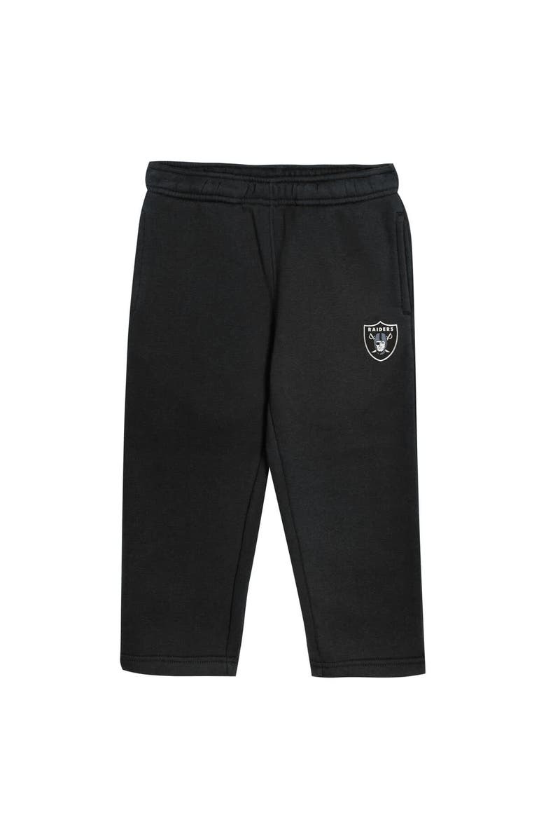 Outerstuff Toddler Outerstuff Black Las Vegas Raiders Lineman Fleece Hoodie & Pants Set, Alternate, color, Black