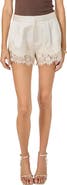 Endless Rose Lace Trimmed Satin Shorts