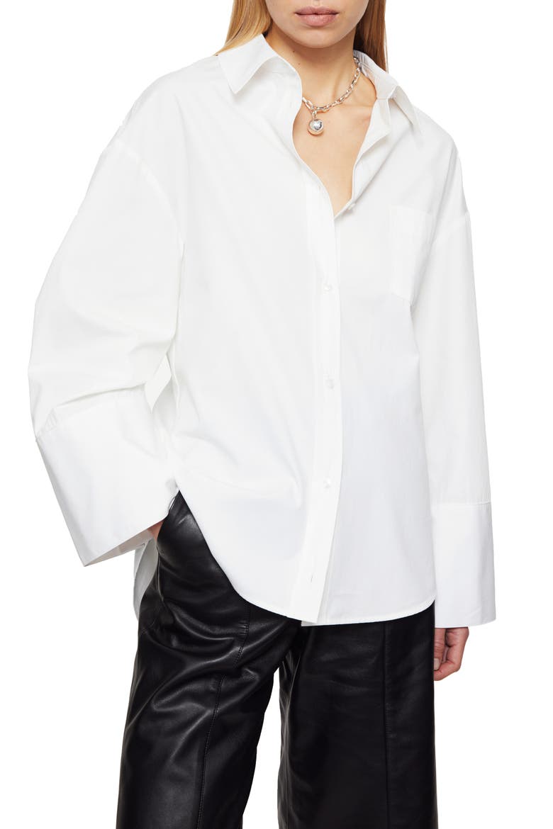 Allie Oversize Shirt, Main, color, WHITE