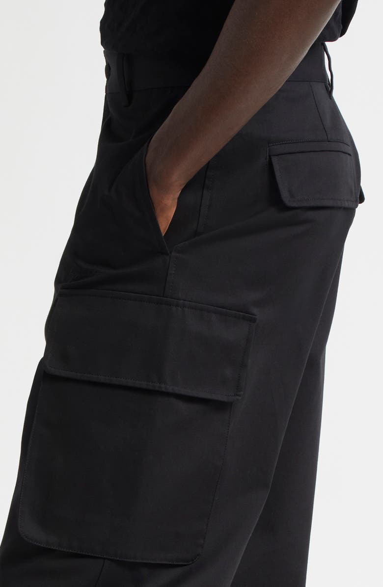 Givenchy Cotton Cargo Pants, Alternate, color, Black