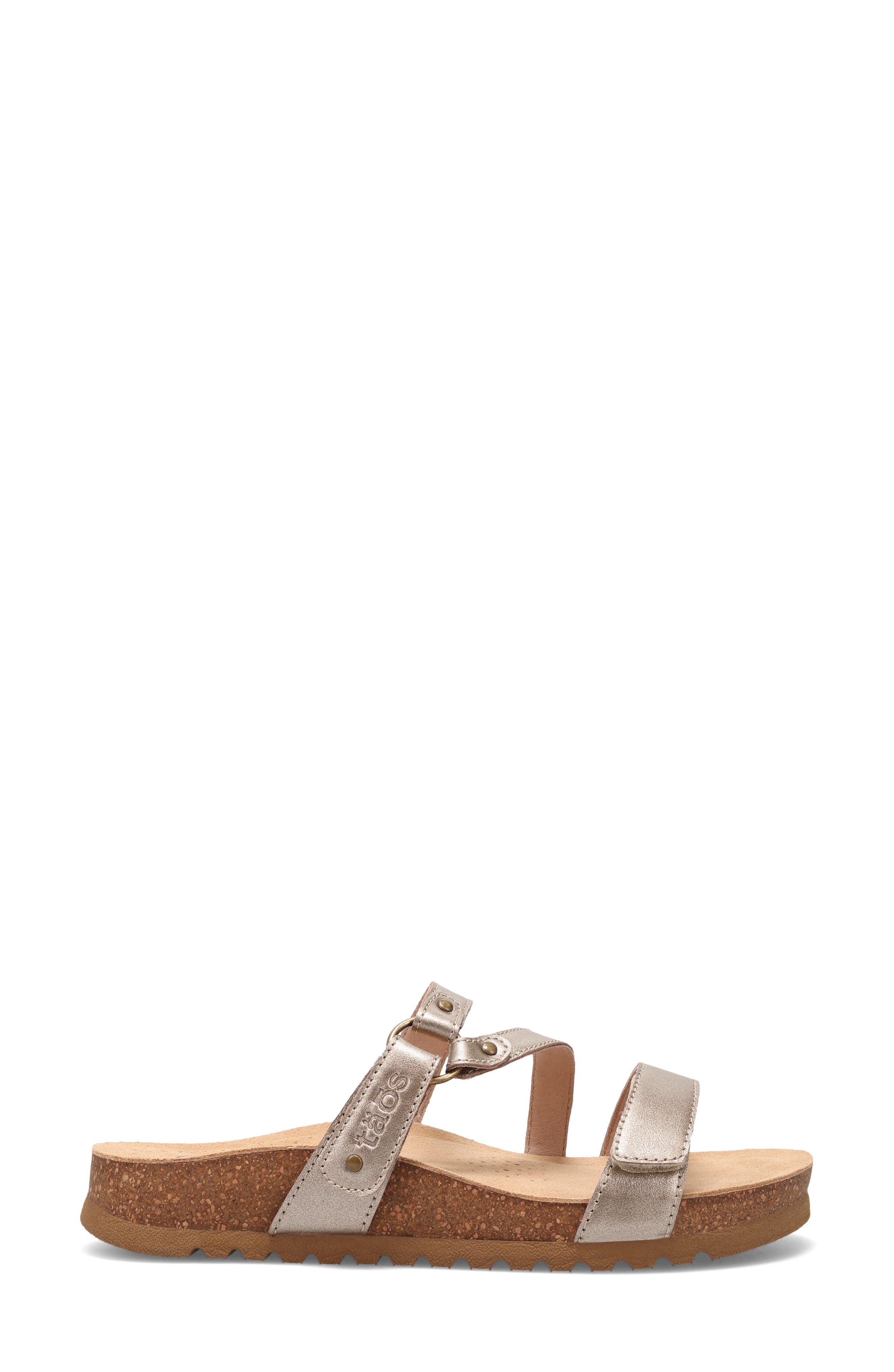 Ringslide Slide Sandal, Alternate, color, CHAMPAGNE