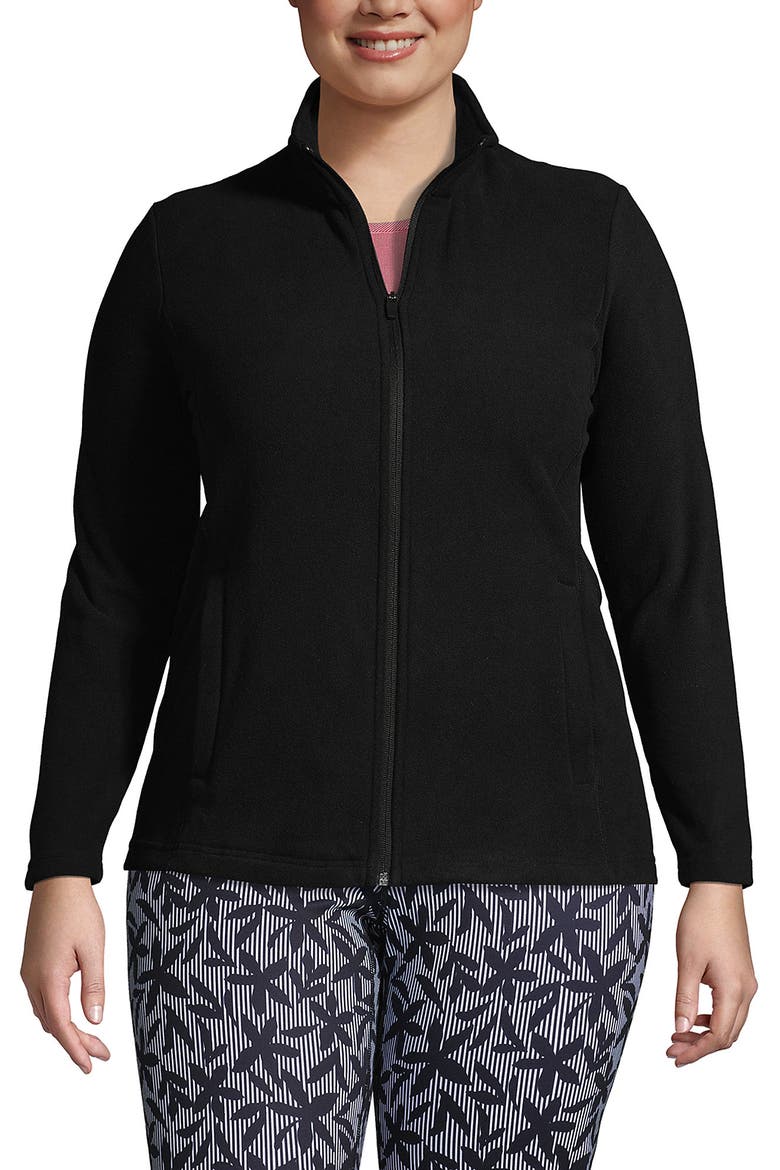 Anyweather Fleece Full Zip Jacket, Main, color, Black
