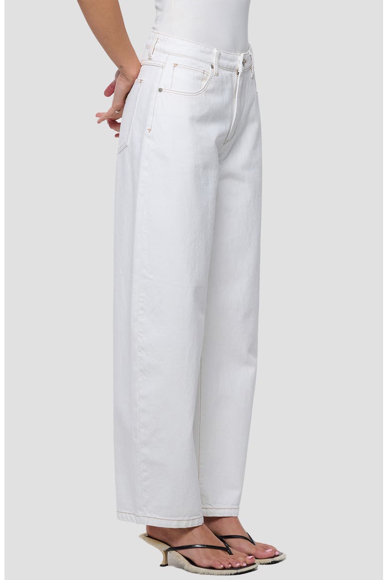 Barrel Leg Jeans, Alternate, color, PORCELIAN
