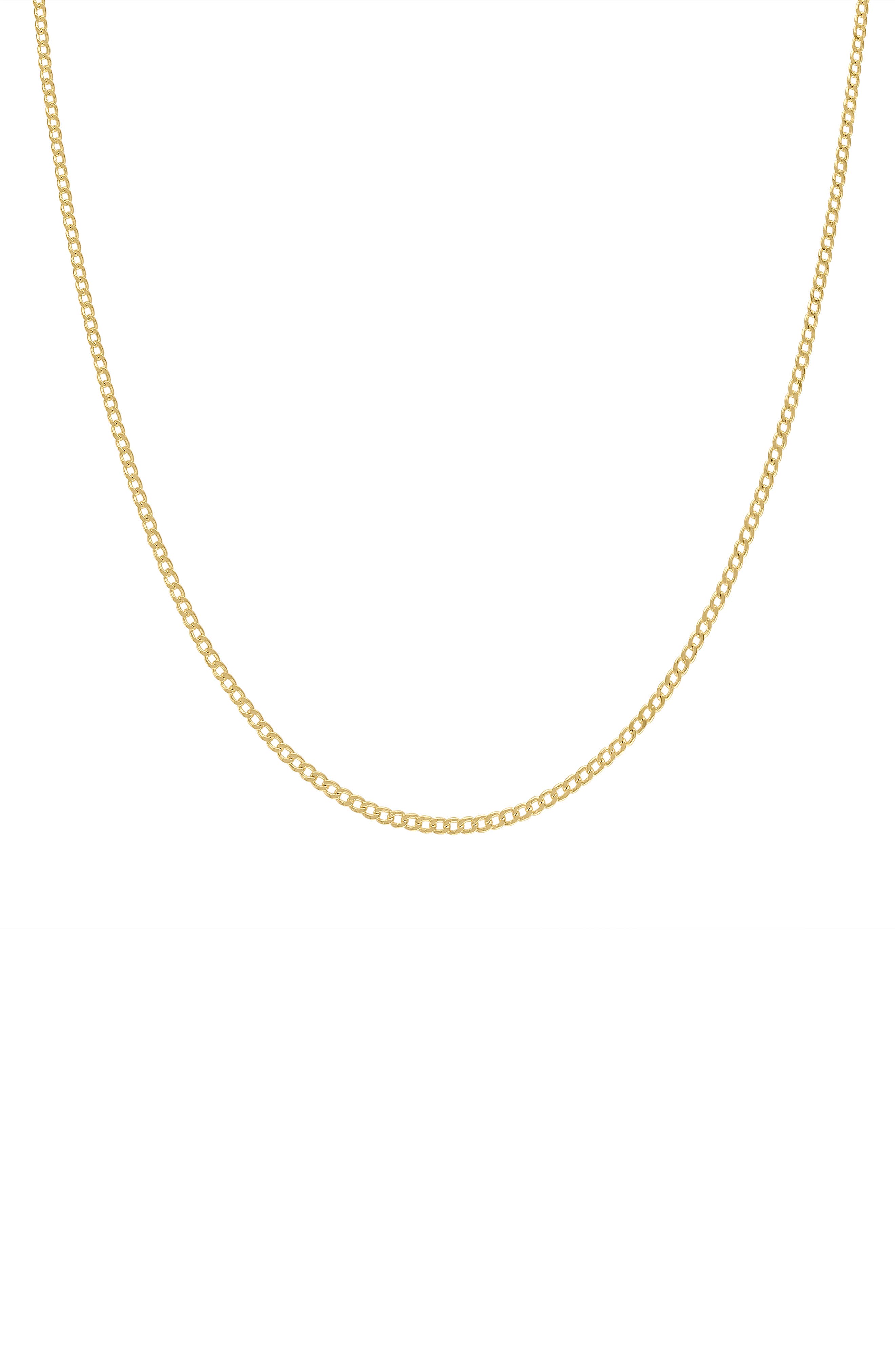 FUZION CREATIONS 14K Gold Curb Chain Necklace