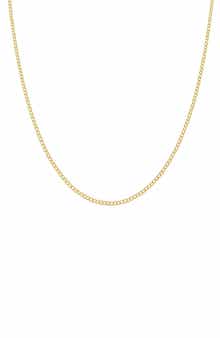 FUZION CREATIONS 14K Gold Curb Chain Necklace