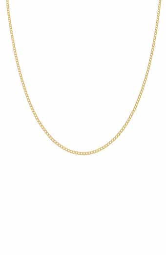 FUZION CREATIONS 14K Gold Curb Chain Necklace