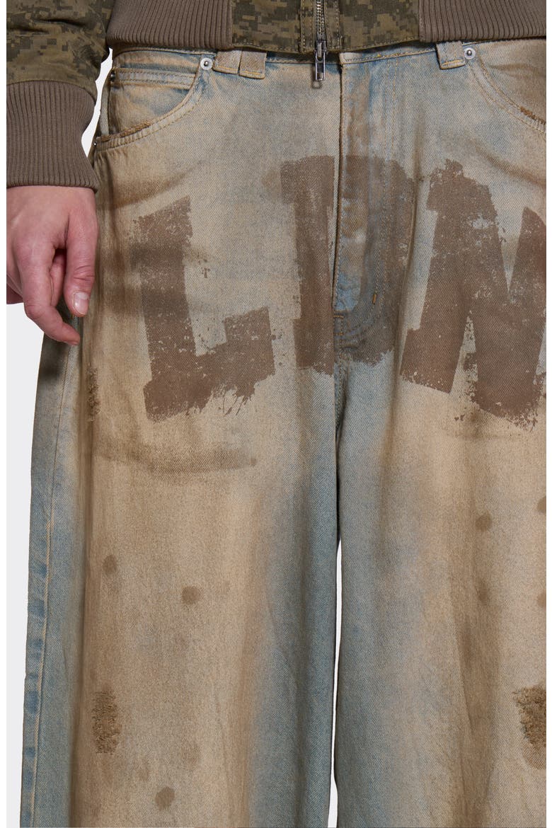 LDN Mud Baggy Jeans, Alternate, color, BLUE