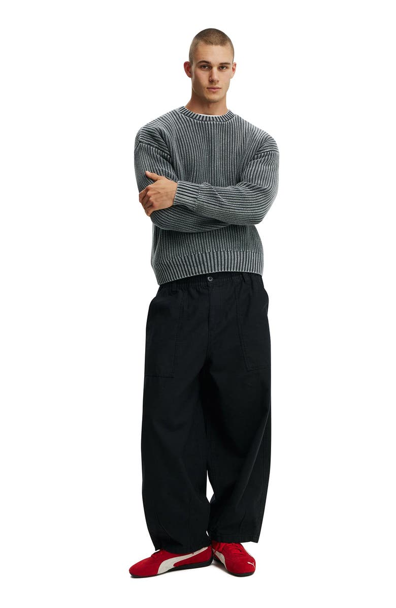 Cotton On Men's Washed Box Fit Crew Knit, Alternate, color, 