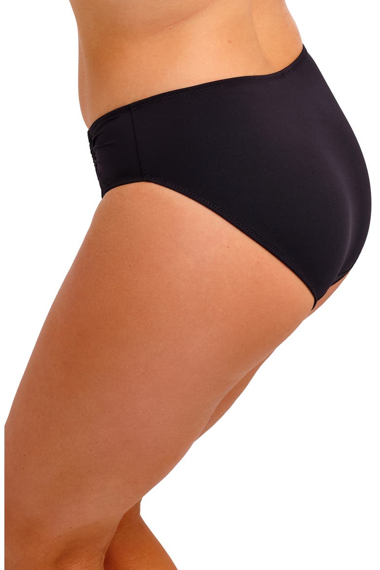 Merissa Mid Rise Bikini Bottoms, Alternate, color, BLACK