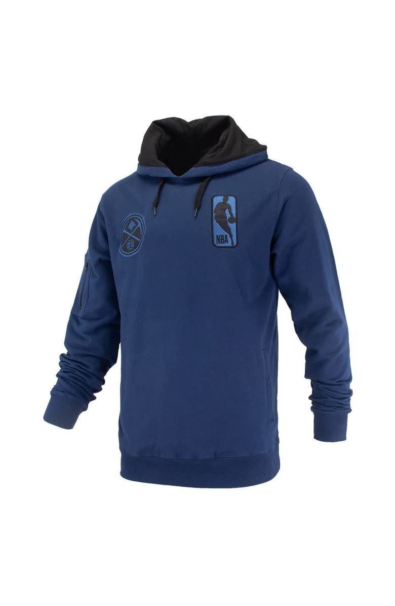 FISLL Unisex FISLL Navy Denver Nuggets Logoman Shadow Collection Pullover Hoodie, Alternate, color, Navy