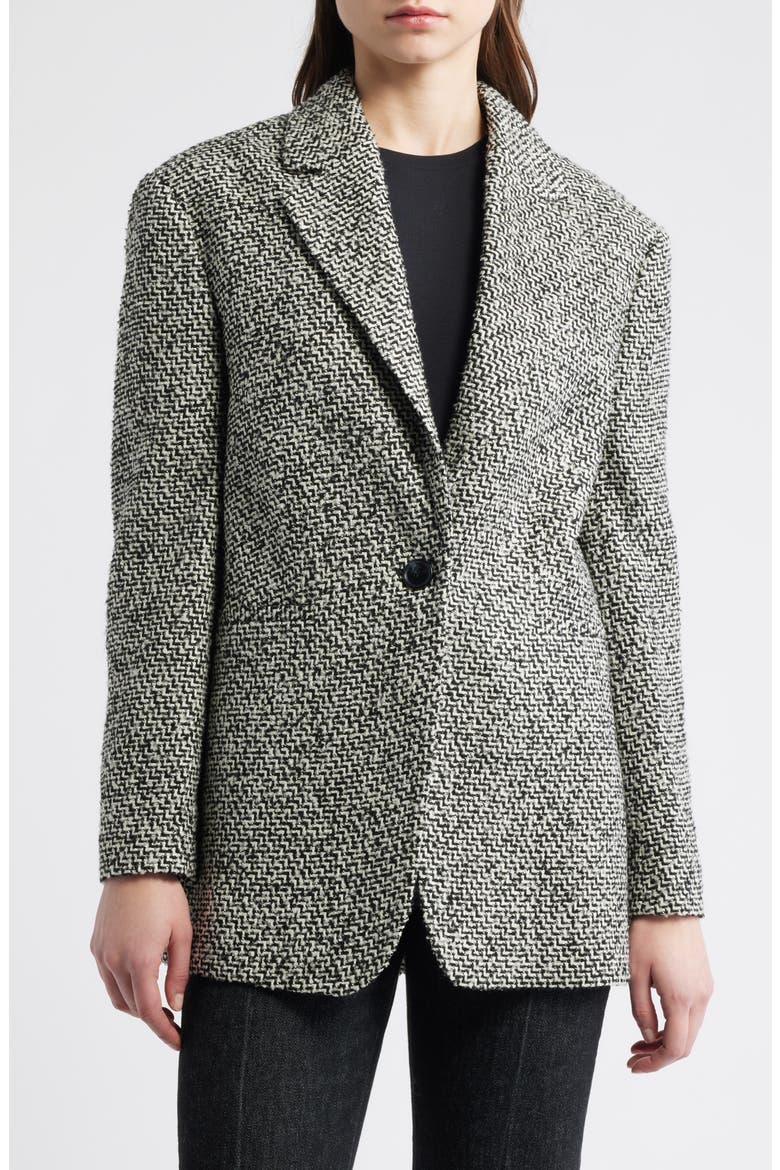 Jasata One-Button Blazer, Alternate, color, OPEN MISC