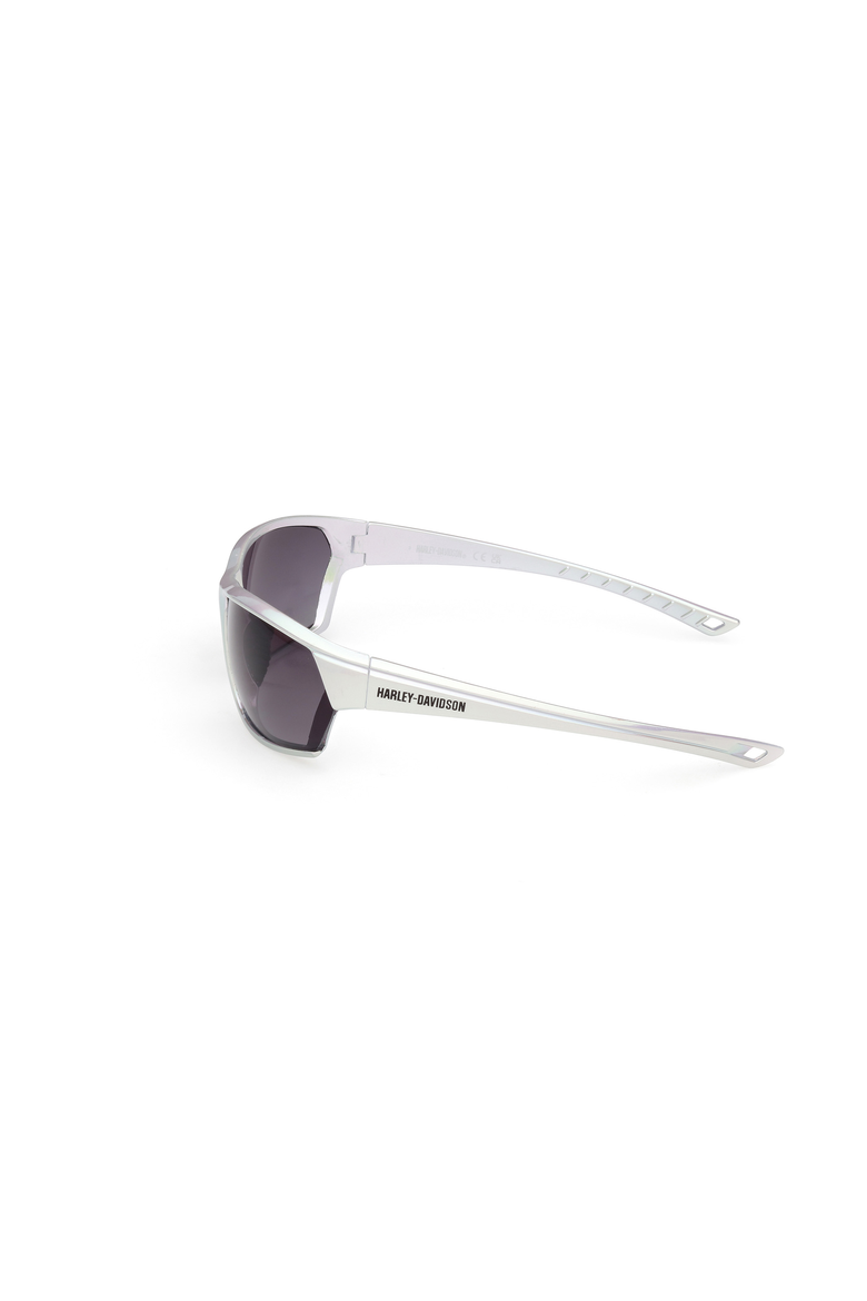 Semi Rimless Wraparound Sport Sunglasses, Alternate, color, Grey / Gradient Smoke