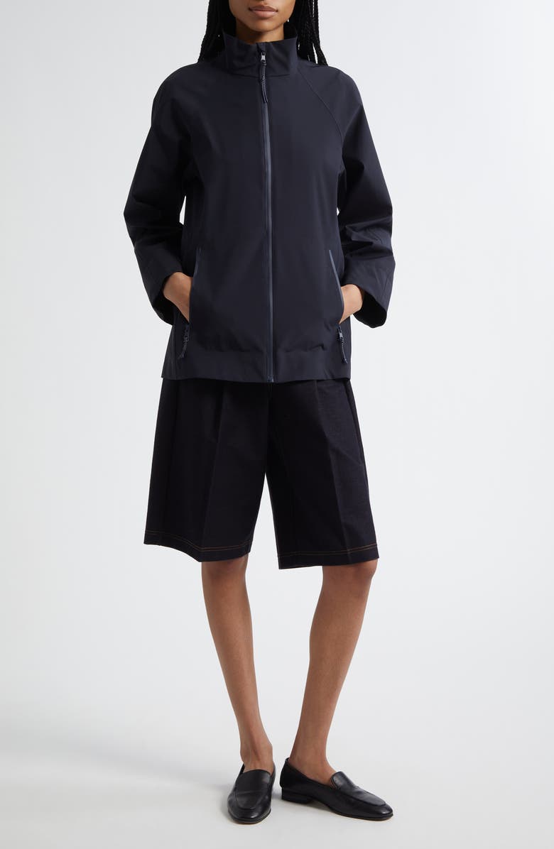 MM by Max Mara Noveli Rain Jacket, Alternate, color, Navy