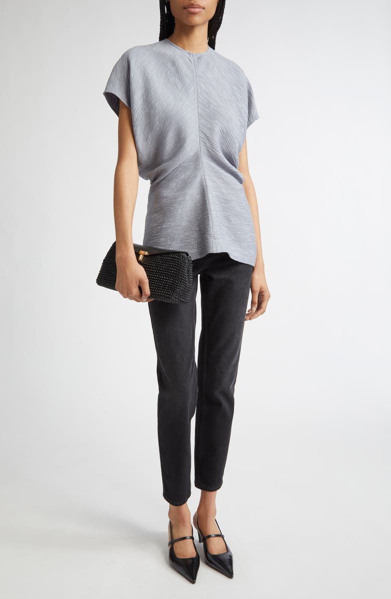 TOTEME Crinkle Texture Knit Top, Alternate, color, 