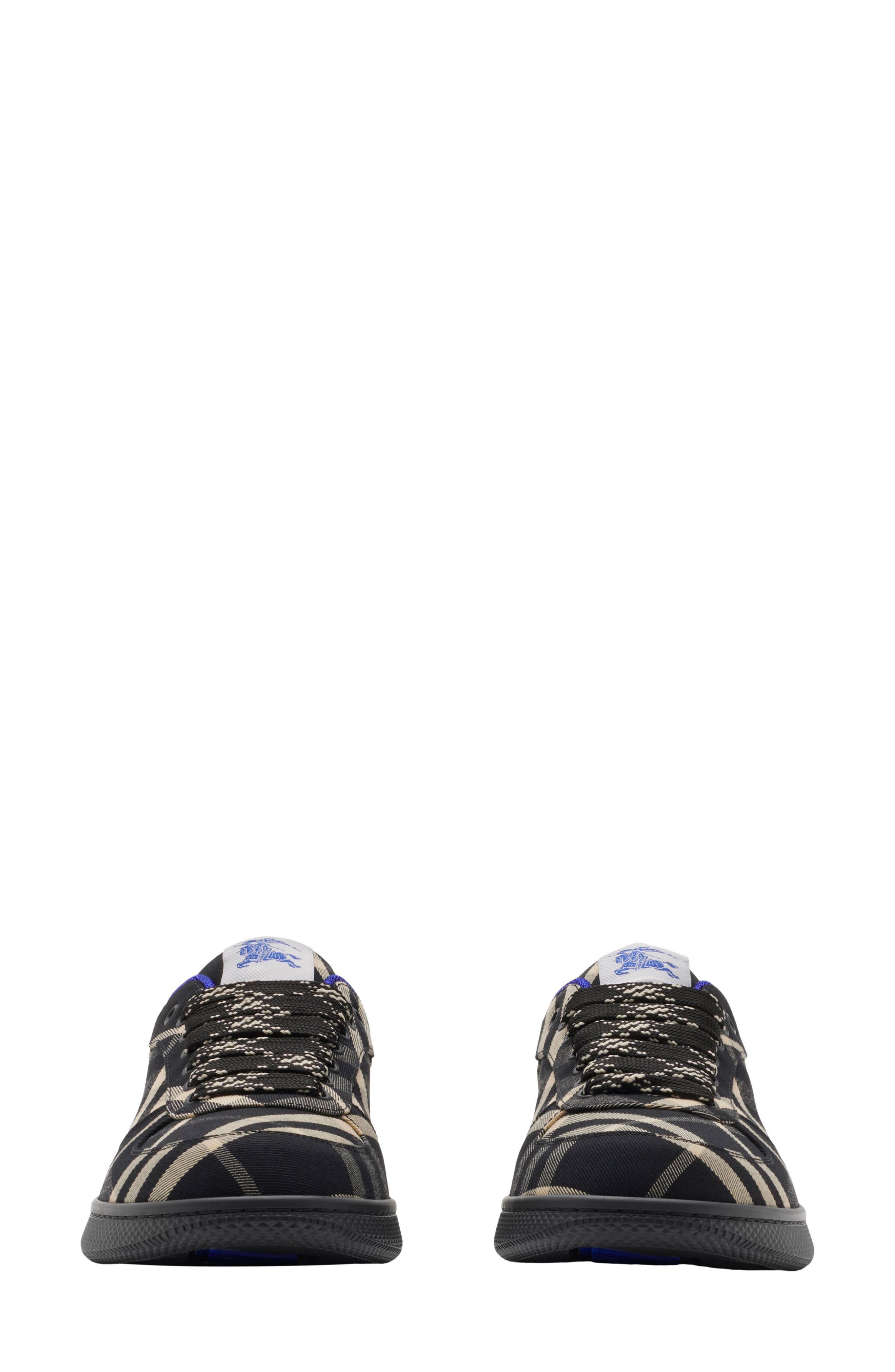 Burberry Terrace Check Sneaker, Alternate, color, Black Check