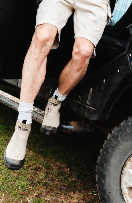 Barbour Nimbus Chelsea Rain Boot In Washed Stone