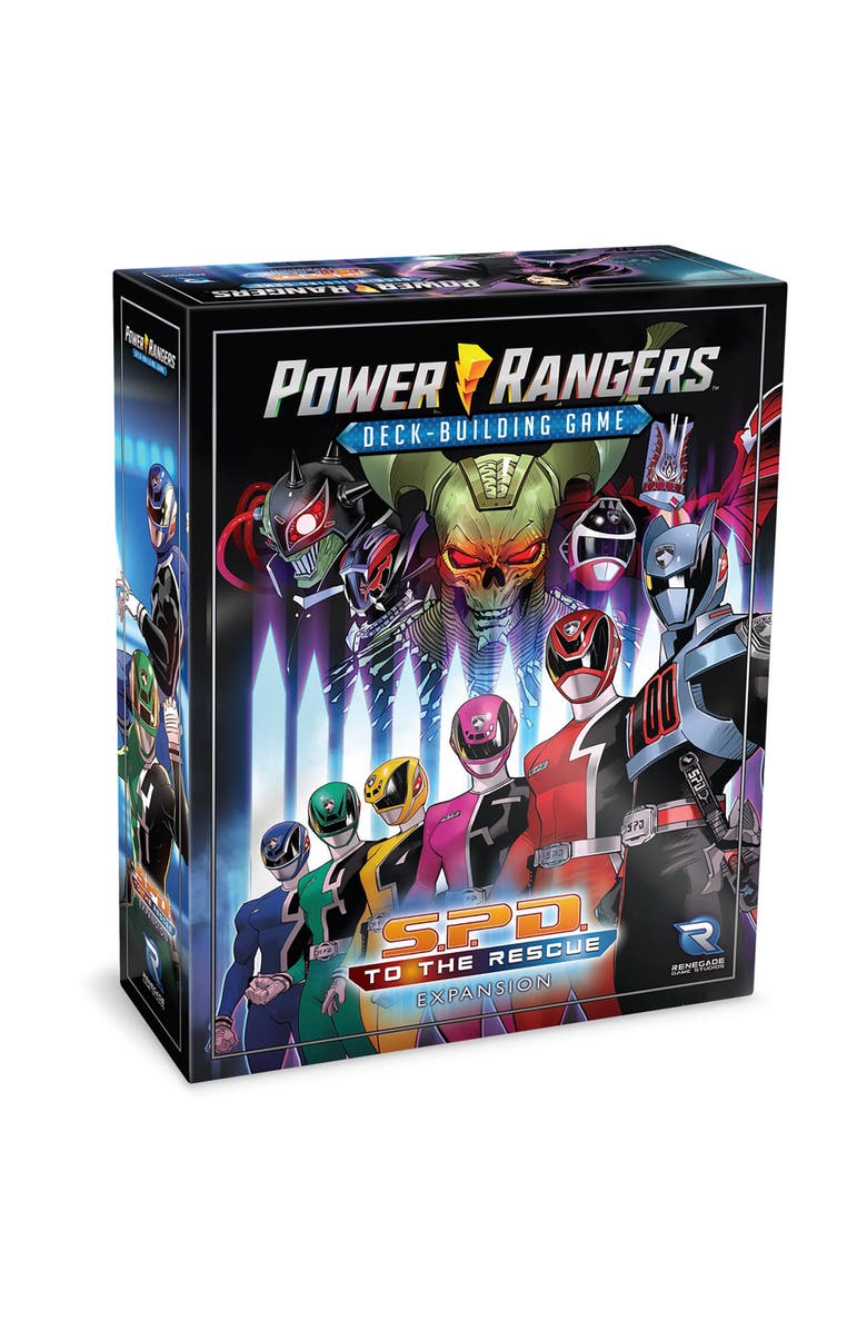 Renegade Game Studios Power Rangers Deckbuilding Game S.P.D. To The Rescue Expansion Set, Main, color, Multicolored