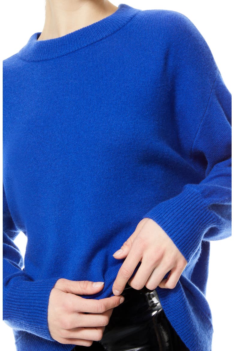 Denver Stretch Cashmere Sweater, Alternate, color, COBALT