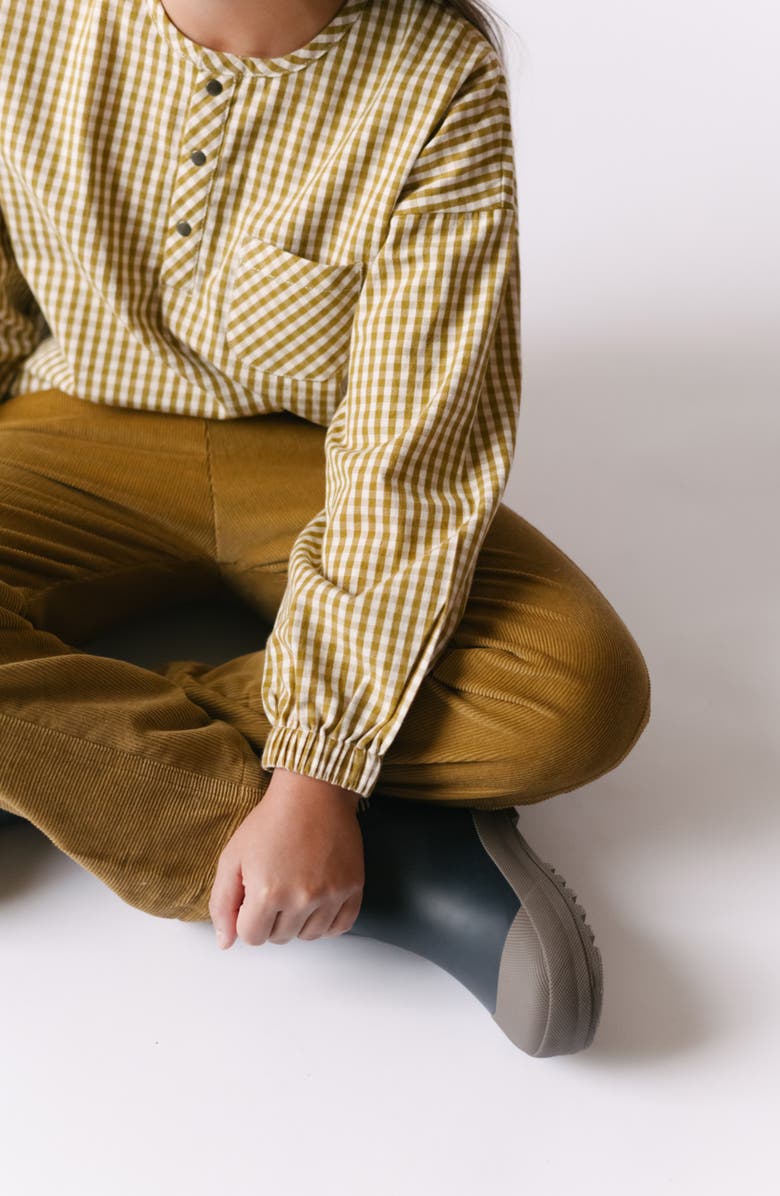 Pehr Organic Cotton Corduroy Pants, Alternate, color, Yellow