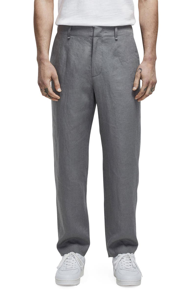 rag & bone Shift Linen Trousers, Main, color, 