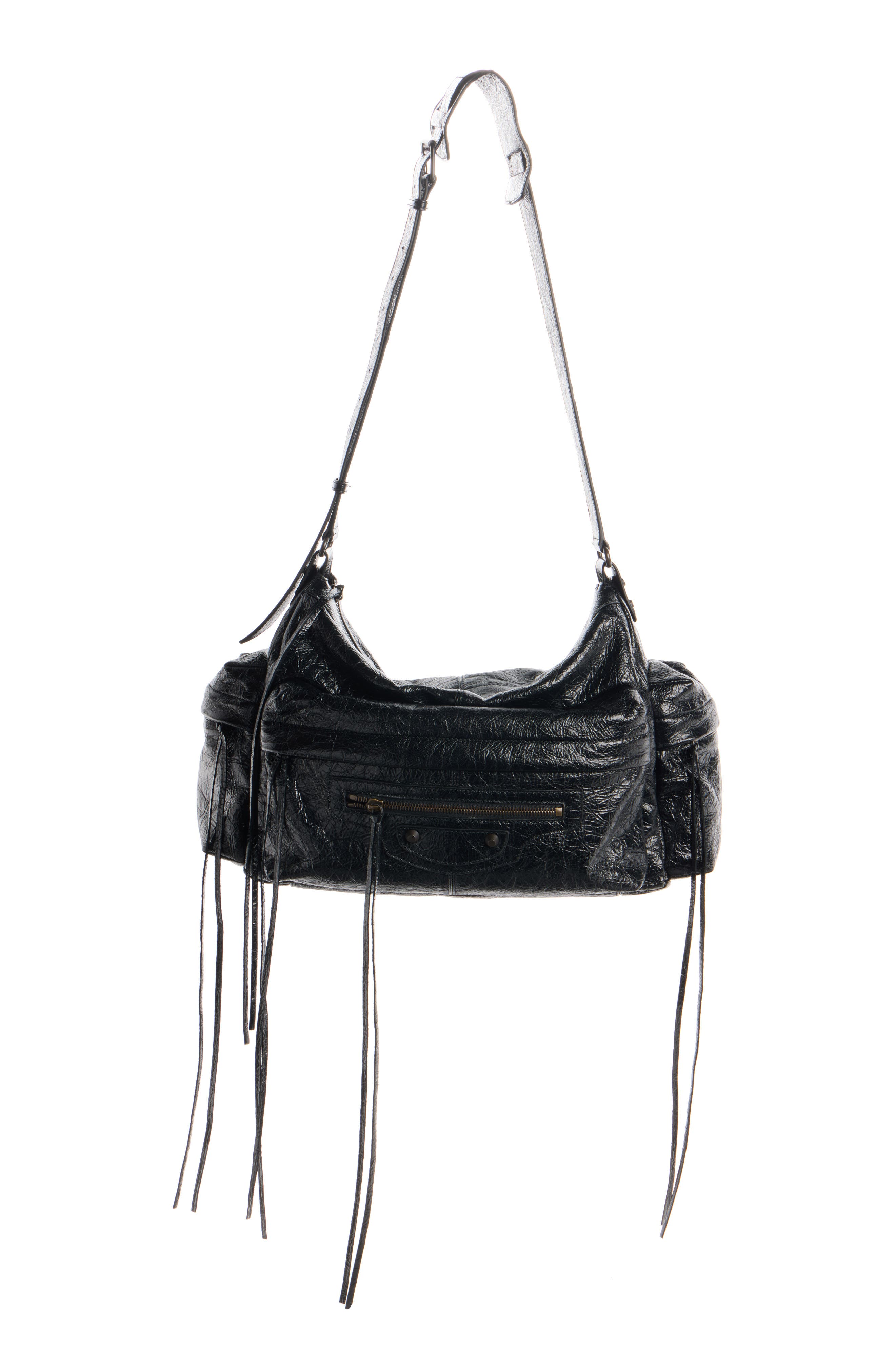 Medium Le City Arena Leather Multipocket Crossbody Bag, Main, color, 1000 BLACK