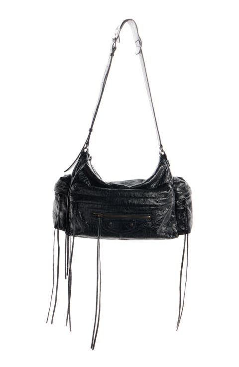 Medium Le City Arena Leather Multipocket Crossbody Bag