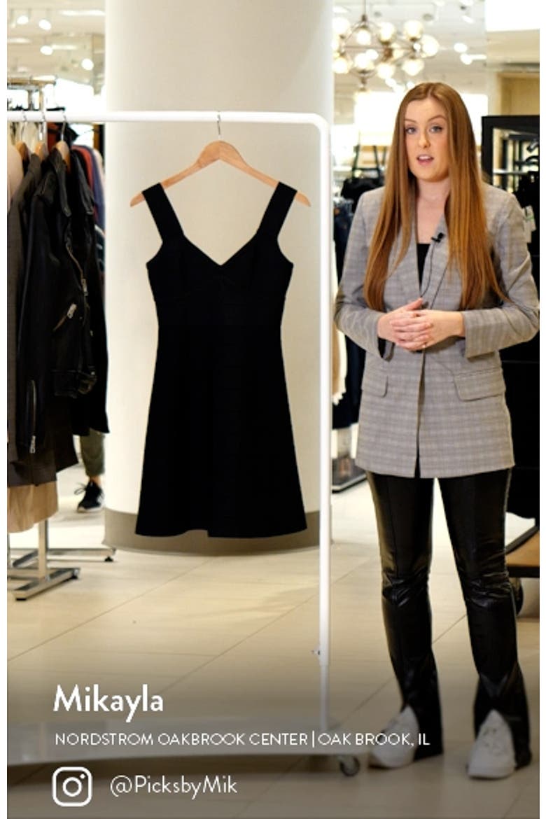V-Neck Bandage Fit & Flare Minidress video