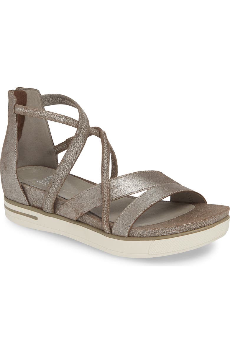 Eileen Fisher Skip Strappy Platform Sandal, Main, color,