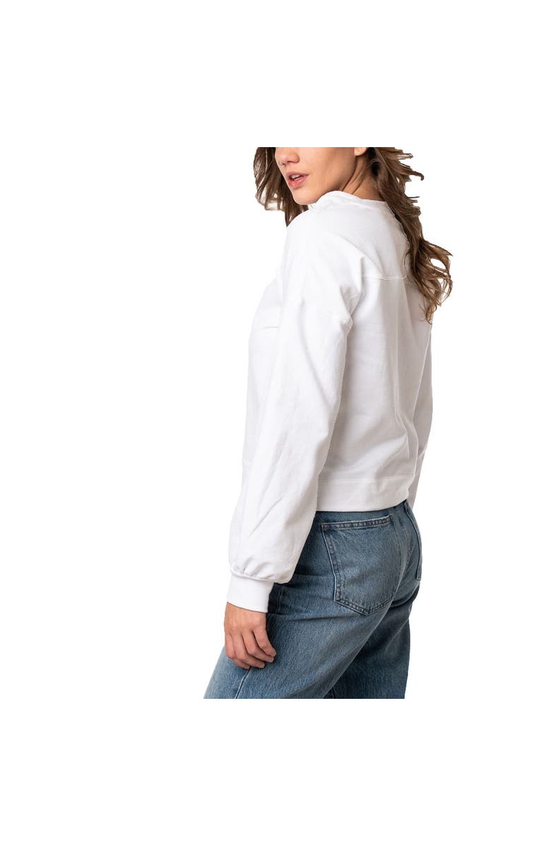 LUSSO Women's Lusso White Golden State Warriors 2022 NBA Finals Champions Lola Pullover Sweatshirt, Alternate, color, 