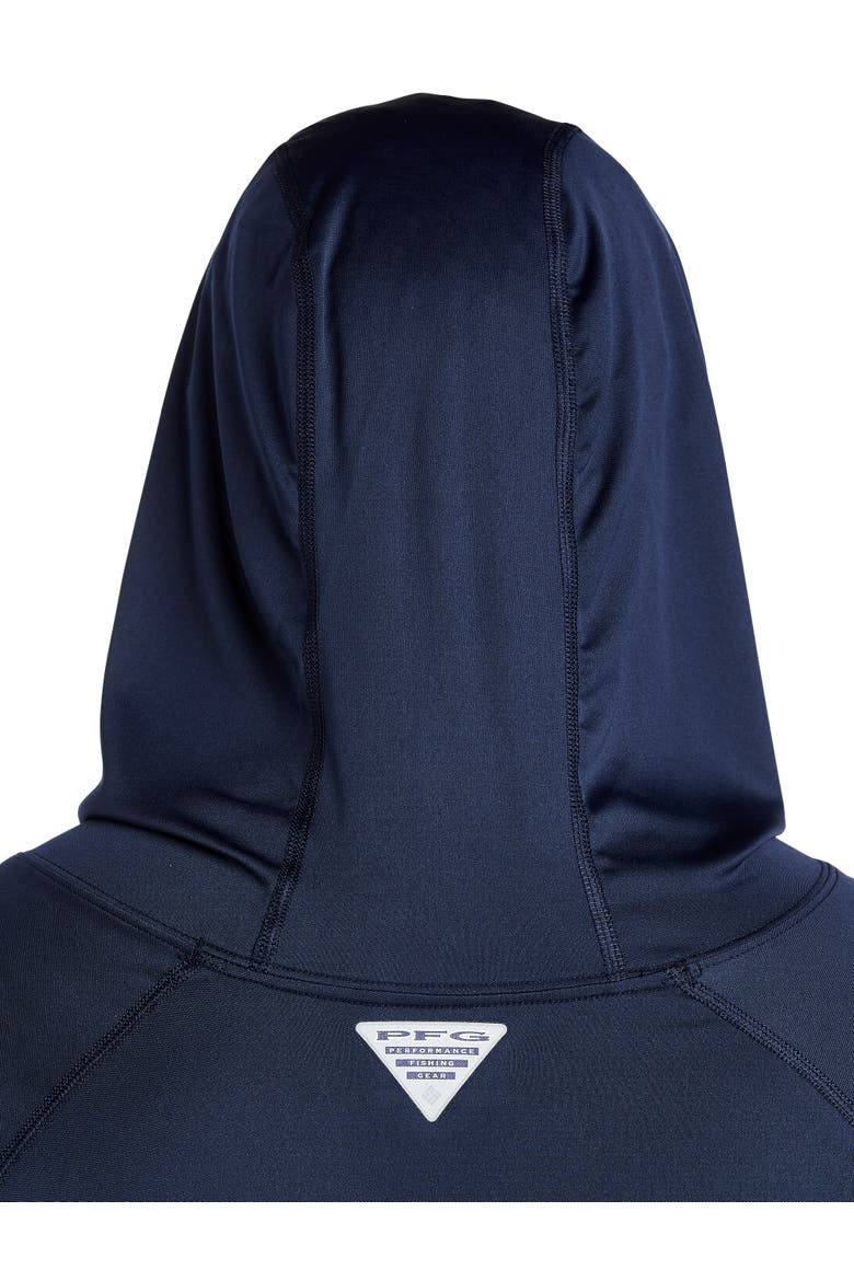 Big & Tall Terminal Tackle Hoodie, Alternate, color, COLLGT NVY SUNST RED