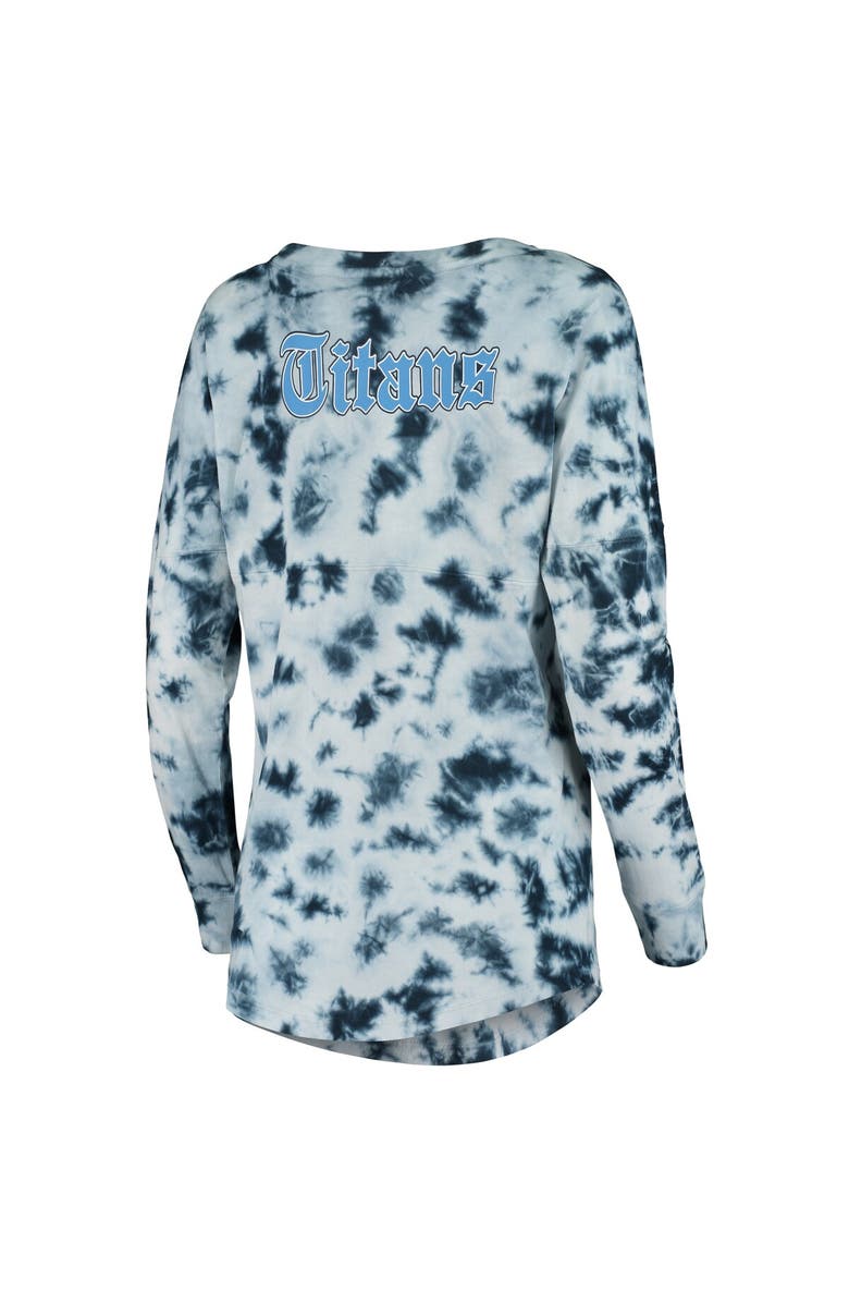 New Era Women's New Era Navy Tennessee Titans Tie-Dye Long Sleeve T-Shirt, Alternate, color, Navy