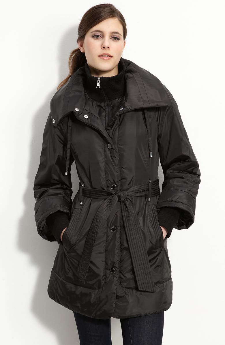 Steve Madden Belted Coat, Main, color, 