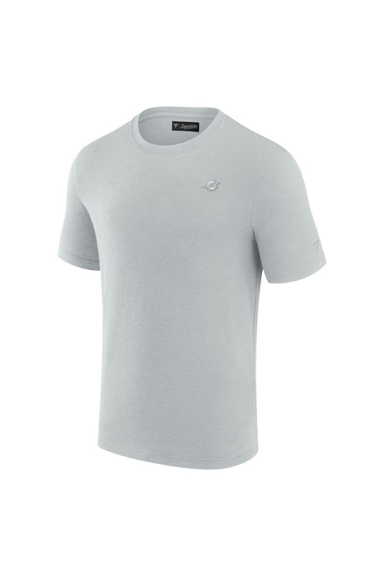 Men's Fanatics Signature Gray Miami Dolphins Modal Short Sleeve T-Shirt, Alternate, color, Gray
