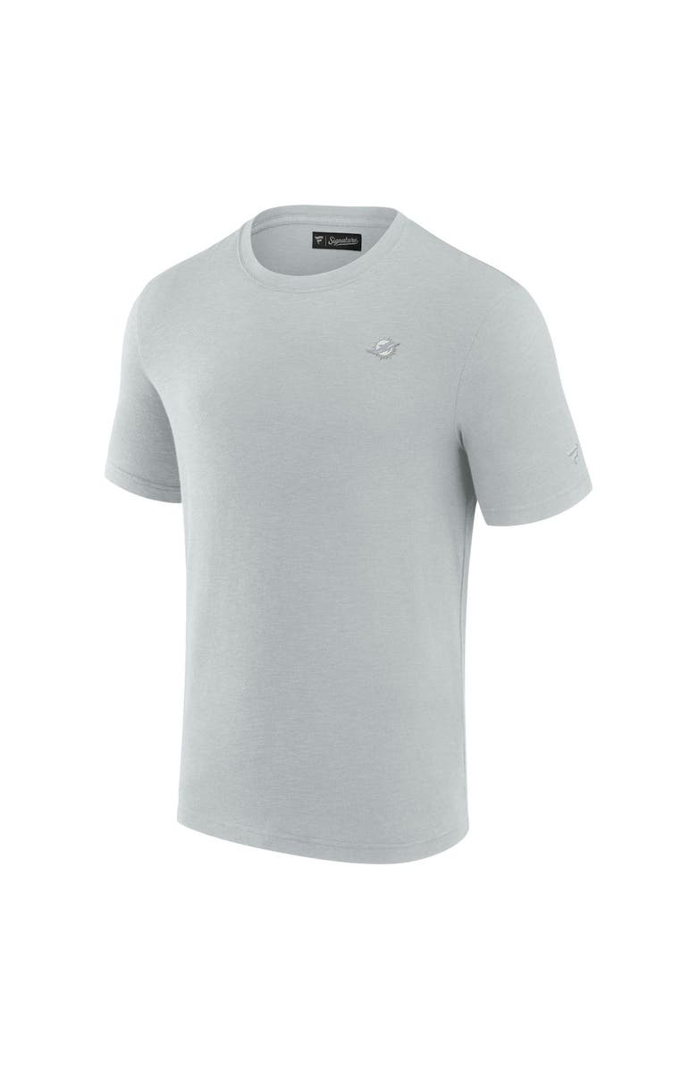 Fanatics Signature Men's Fanatics Signature Gray Miami Dolphins Modal Short Sleeve T-Shirt, Alternate, color, Gray